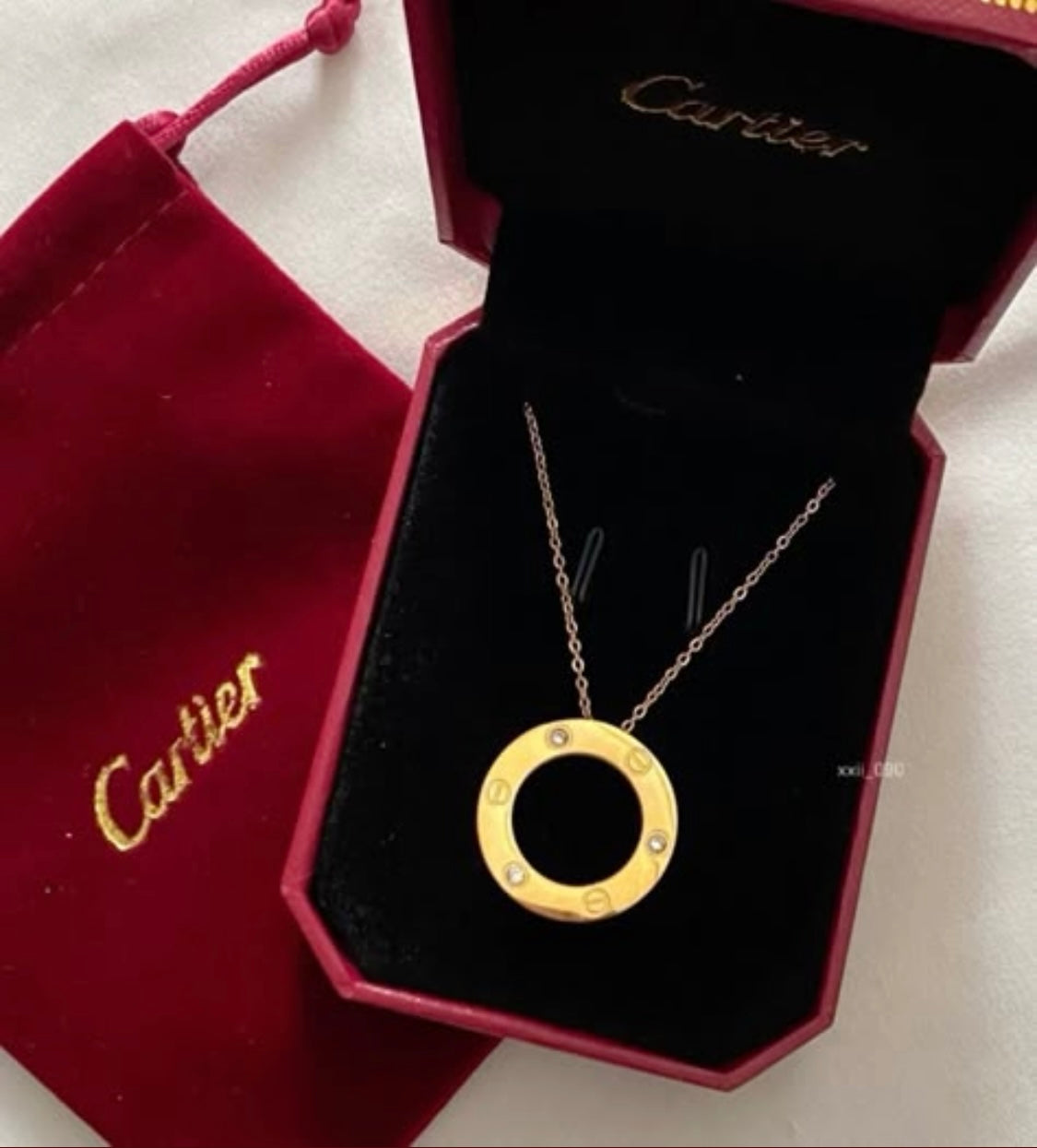 ✨ Pack Cartier Élégance – Collier & Bracelet Assortis