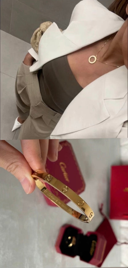 ✨ Pack Cartier Élégance – Collier & Bracelet Assortis