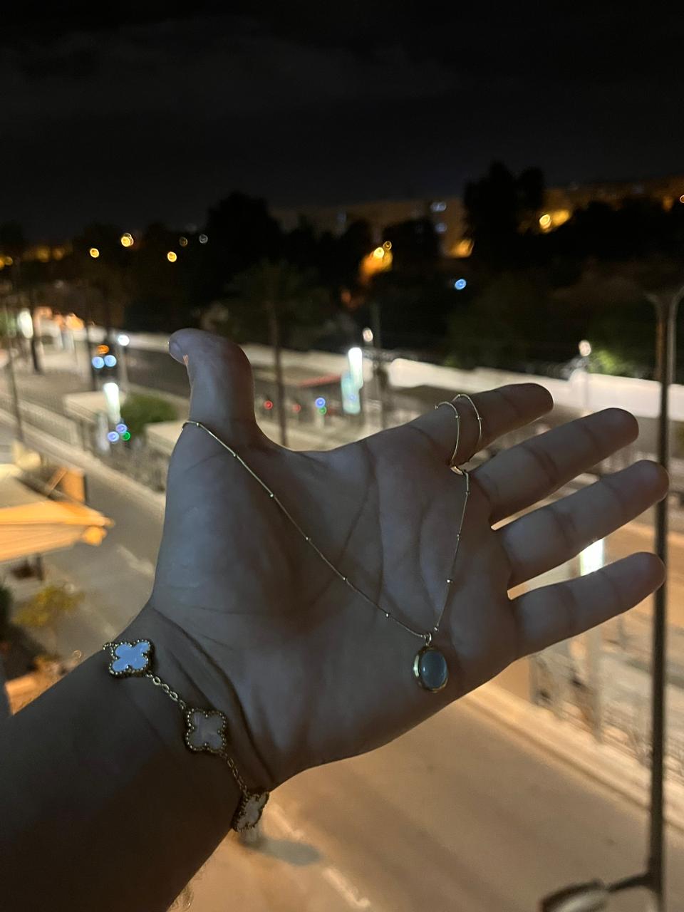 Bracelet acier jaune lapis