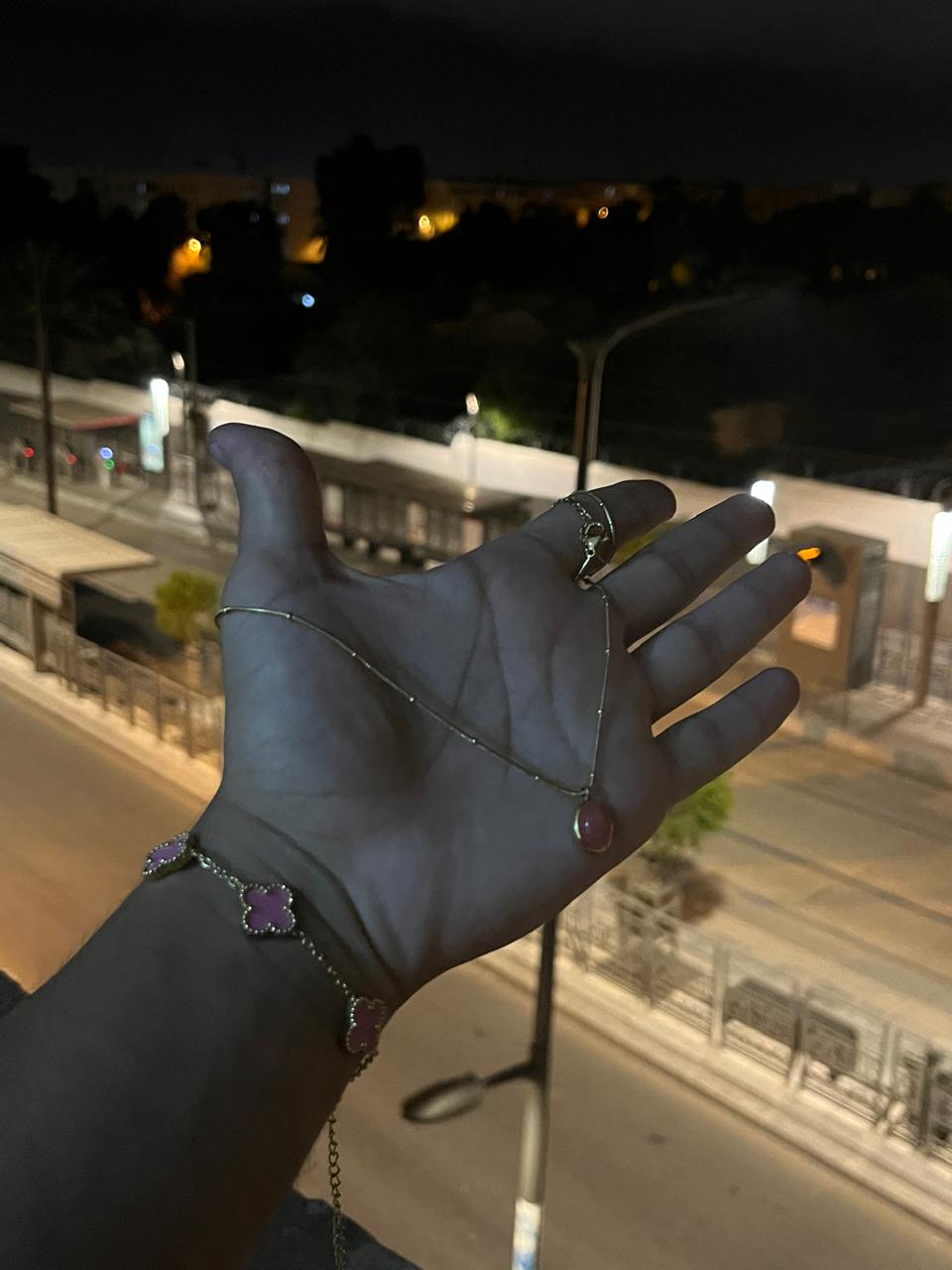 Bracelet acier jaune lapis